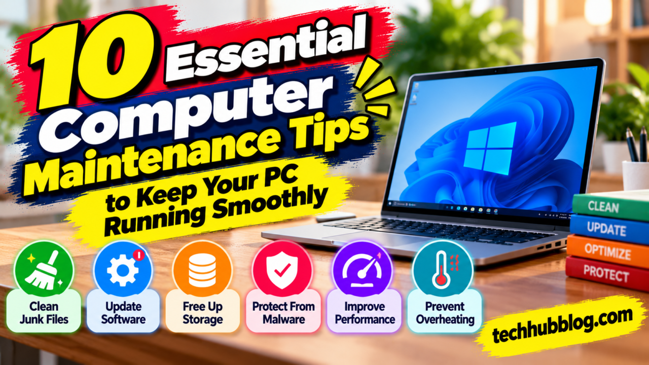 10 Essential Computer Maintenance Tips to Keep Your PC Running Smoothly