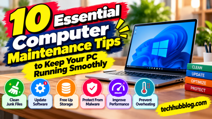 10 Essential Computer Maintenance Tips to Keep Your PC Running Smoothly